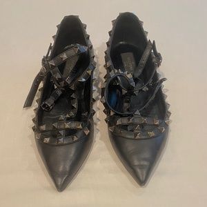 Valentino Rockstud Cage Flats